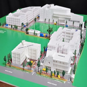 3d printed school model by knowhow3d