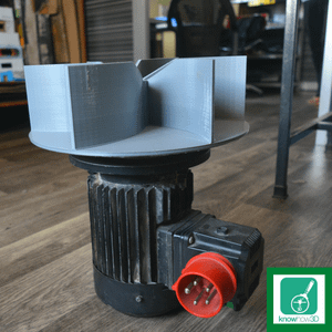 3d printed turbine for a motor