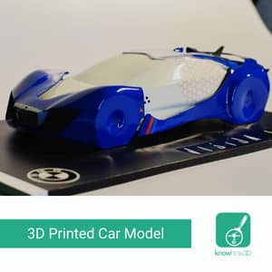 3d printed car model